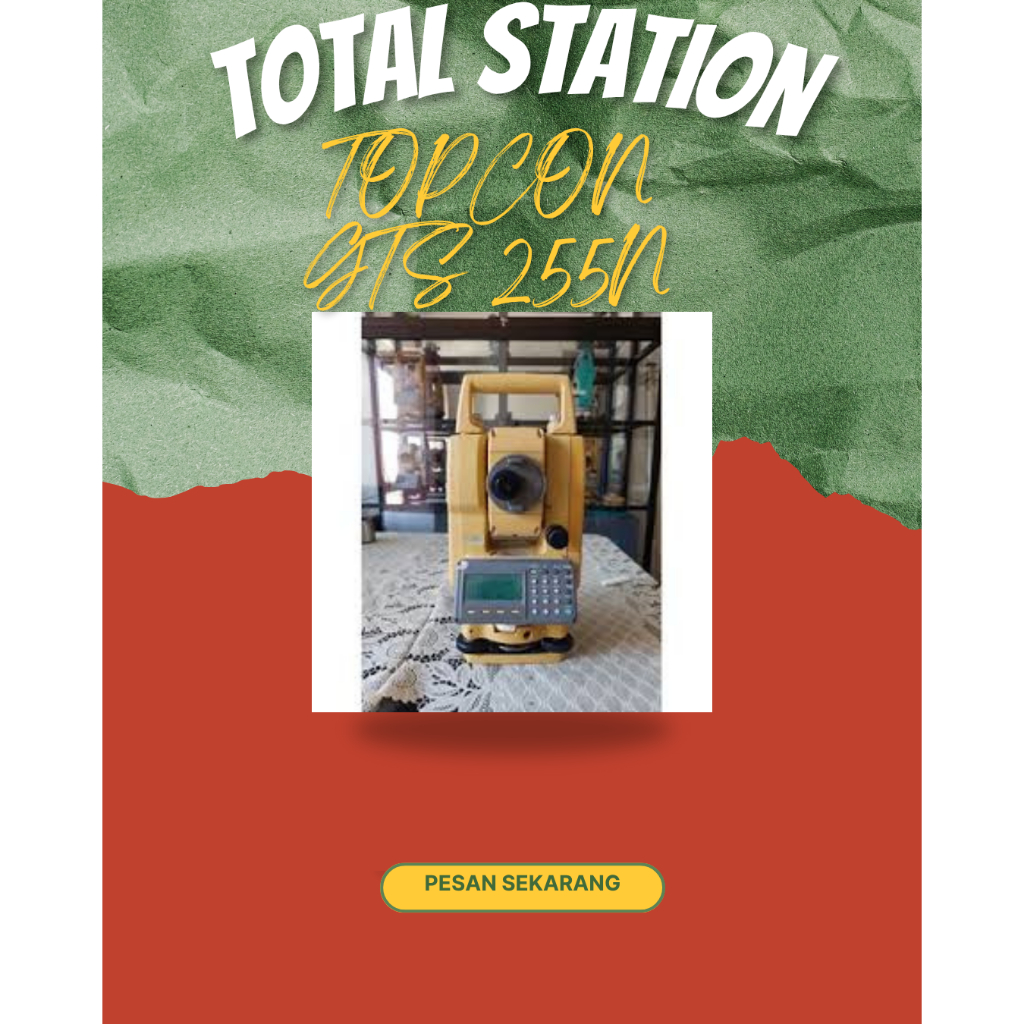 Total Station Topcon Gts 255n Bekas / Topcon Gts 255n Blue Label