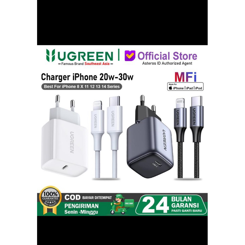UGREEN CHARGER IPHONE 20W