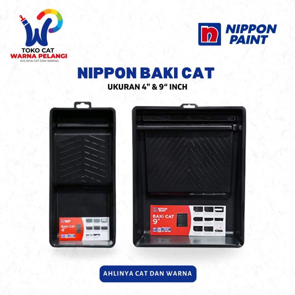 BAK CAT TEBAL | PAINT TRAY | WADAH KUAS ROLLER CAT NIPPON PAINT | BAKI CAT ROLL BESAR KECIL MURAH