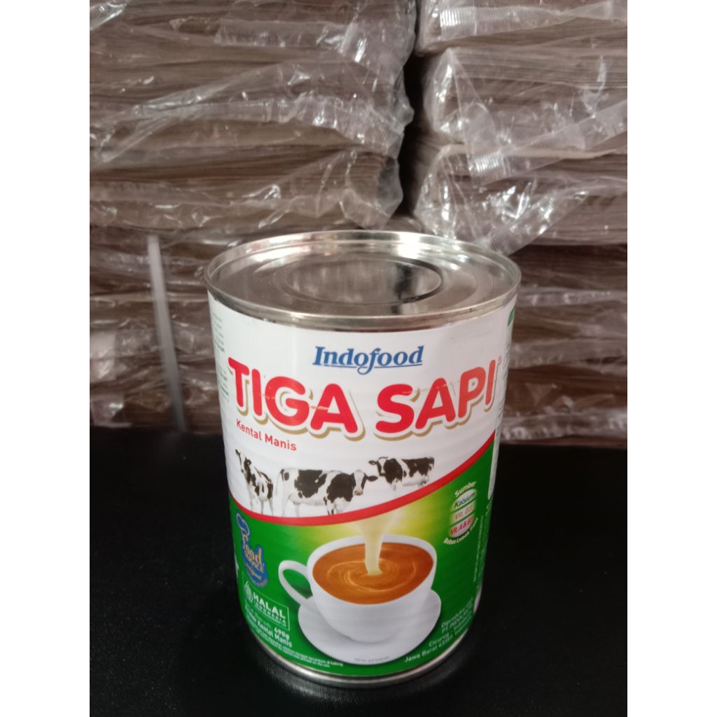 

Susu Kental Manis Tiga Sapi Putih 490gr