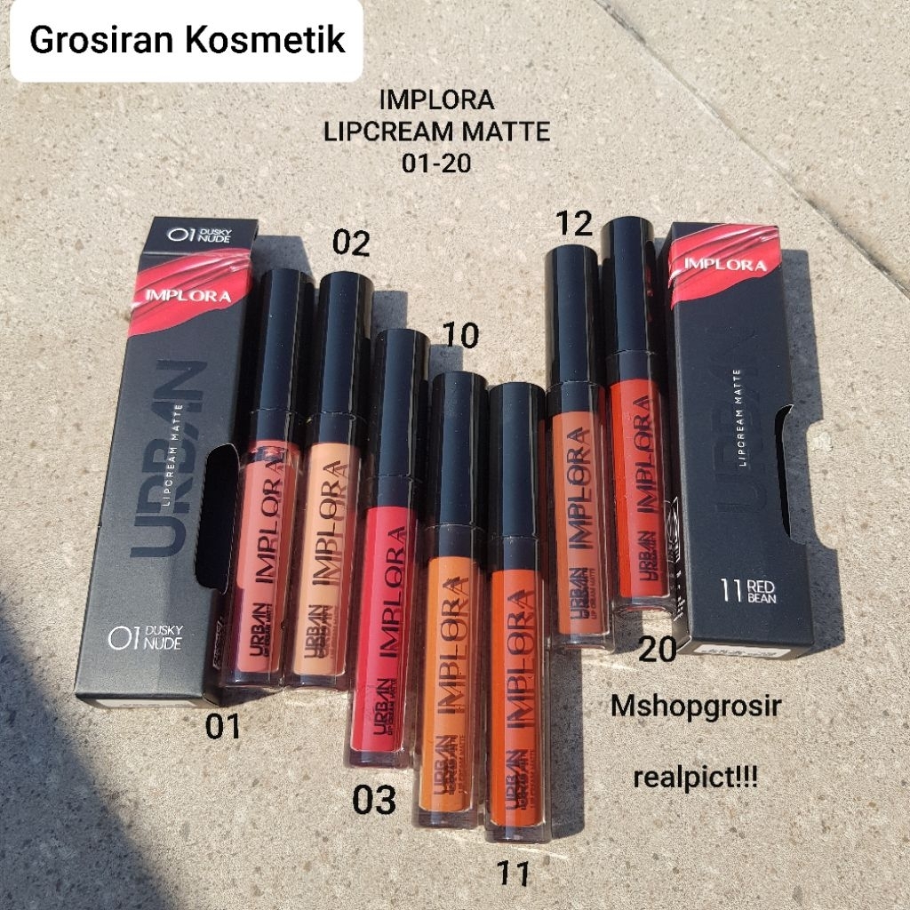 (IMPLORA)LIP CREAM MATTE / LIP CREAM IMPLORA#20 VARIANT NEW COLOR