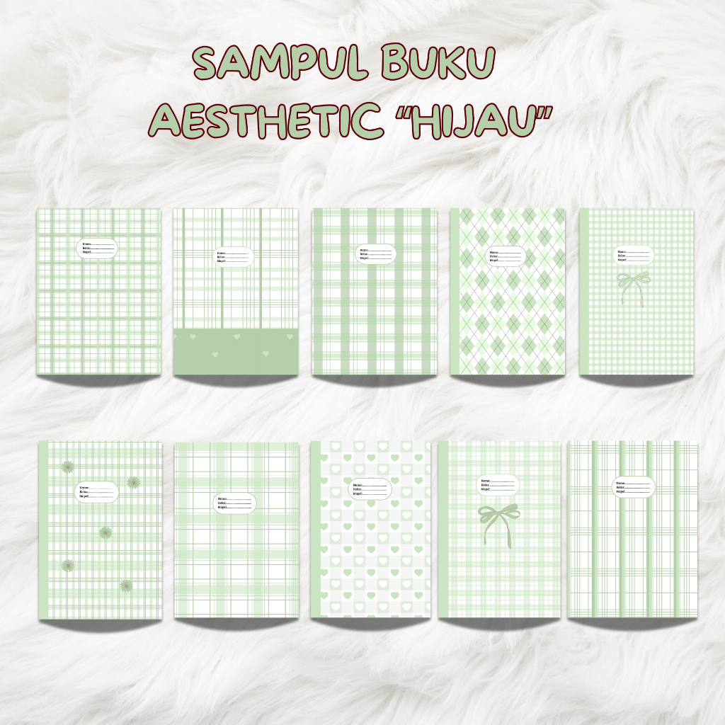

[ Hijau Series ] Sampul Buku Aesthetic/Bigboss/Sidu