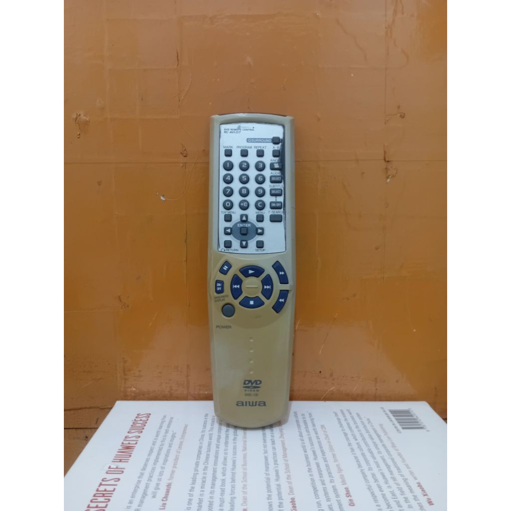 REMOTE CONTROL DVD CD AIWA SERI RC-AVL07 ORIGINAL