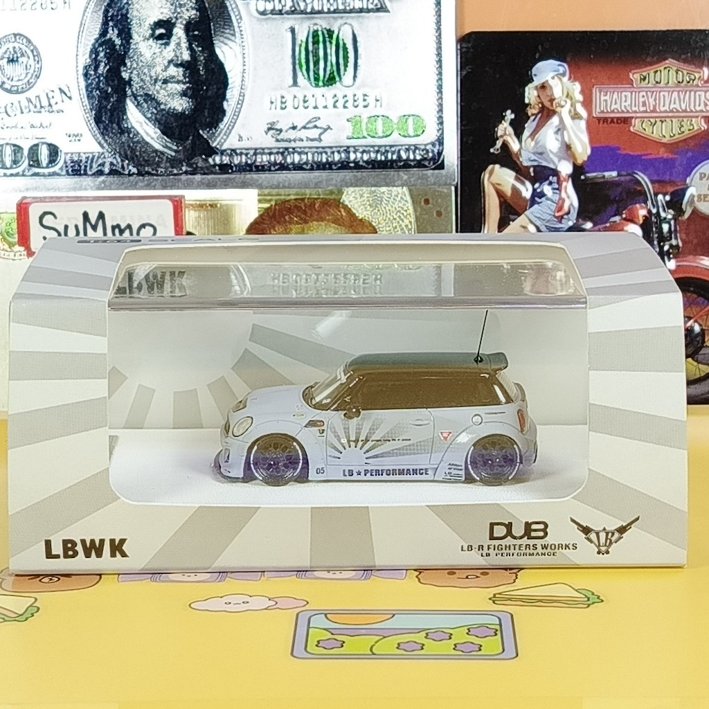 Timothy pierre mini cooper lbwk grey dub diecast 1 64