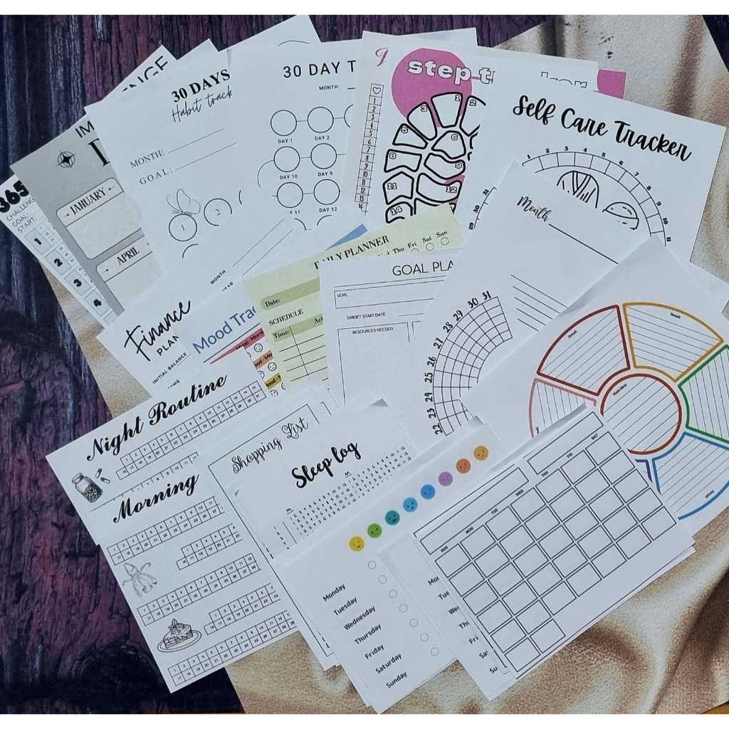 

Memo Daily Planner Paper Set 30 Lembar Cocok untuk Journaling dan Hadiah untuk Teman