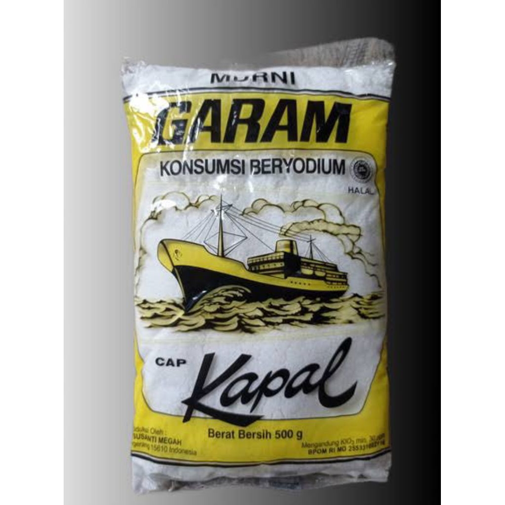 

garam cap kapal 500gram