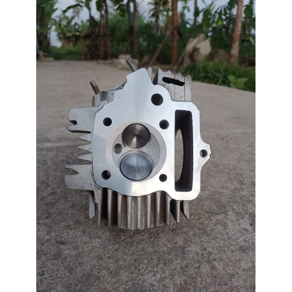 CYLINDER HEAD/KOP GRAND,SUPRA,WIN KLEP 28/24 RUBAH SUDUT