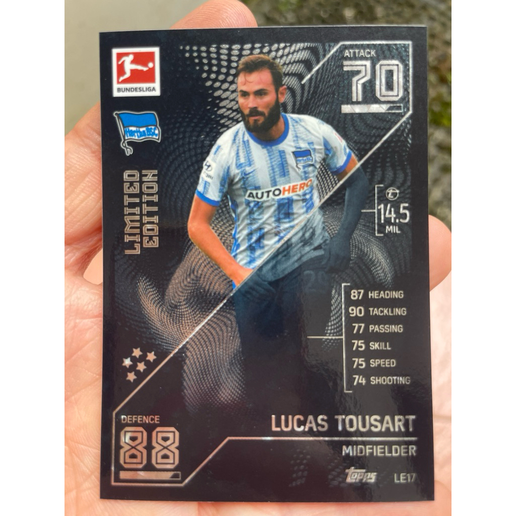 LUCAS TOUSART KARTU MATCH ATTAX