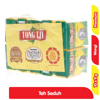 

Tong Tji Teh Seduh Wangi Premium 10 x 9 g