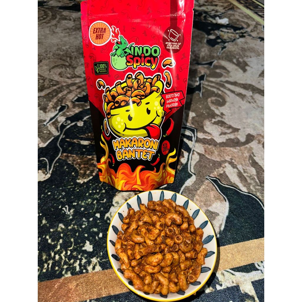 

Makaroni Bantet Rasa Kacang 200gr | Cemilan Pedas Gurih | Indospicy