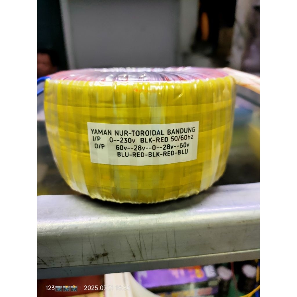 trafo aktip huper ak15     ( 60v-28v-0-28v-60v )