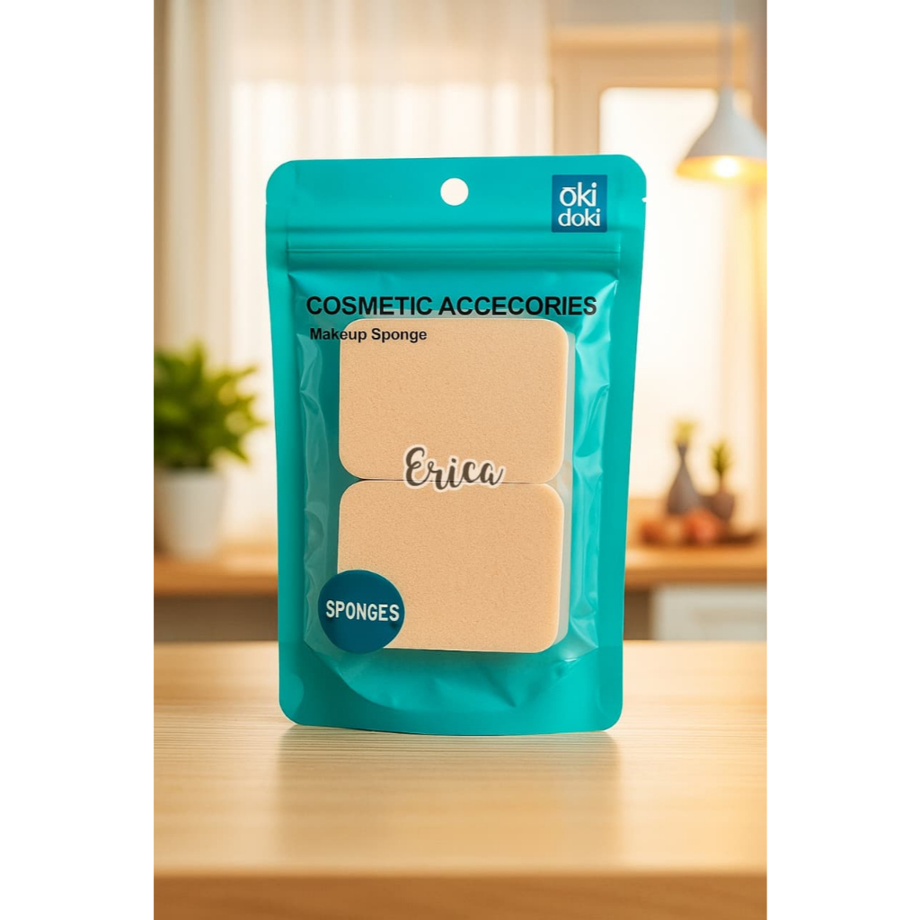 Sponge Makeup Oki Doki isi 2 pcs (100% ORIGINAL)