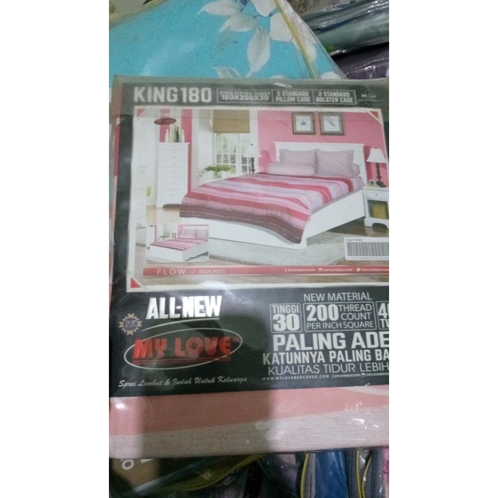 Sprei My Love Ukuran 180x200