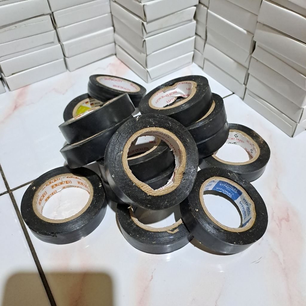 Isolasi Listrik Kiloan Full Tebal Sisa Produksi Harga Per 1 kg