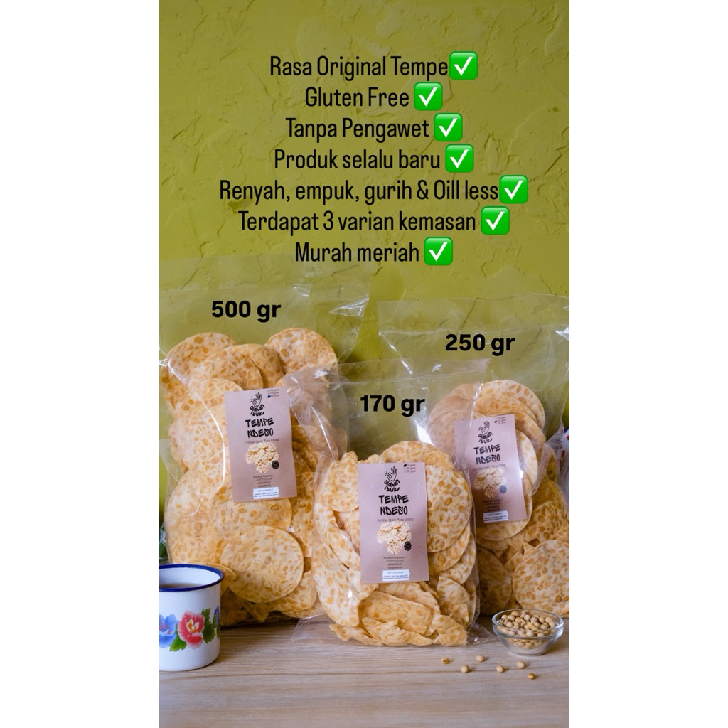 

Ygshop17 Keripik Tempe Sagu Bulat 500 Gram