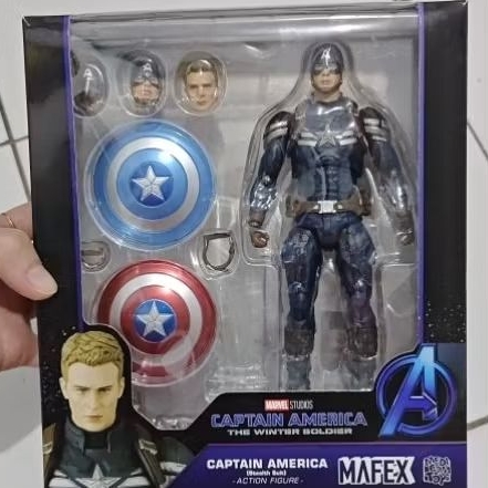 BIB Captain America The Winter Soldier Mafex Marvel Original Action Figure