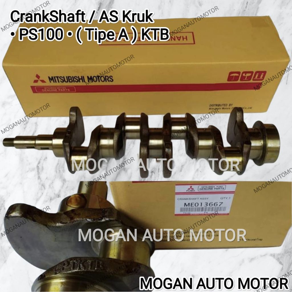 Crankshaft AS Kruk Ker As Mitsubishi PS100 100PS Tipe A KTB 4D31 Ori