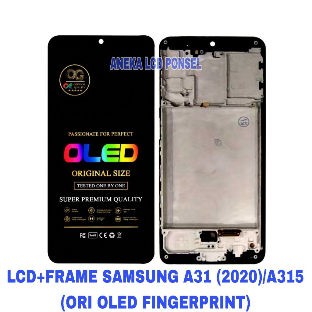 LCD+FRAME SAMSUNG A31 (2020)/A315 (ORI OLED FINGERPRINT)