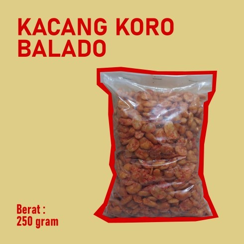

Kacang Koro Kupas Balado - 250 gram