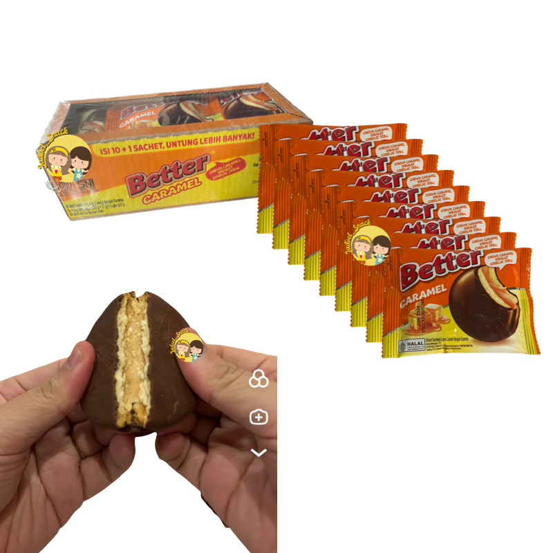 

Biskuit Better Caramel 10 x 27gr – Rasa Karamel Lezat, Snack Manis Renyah