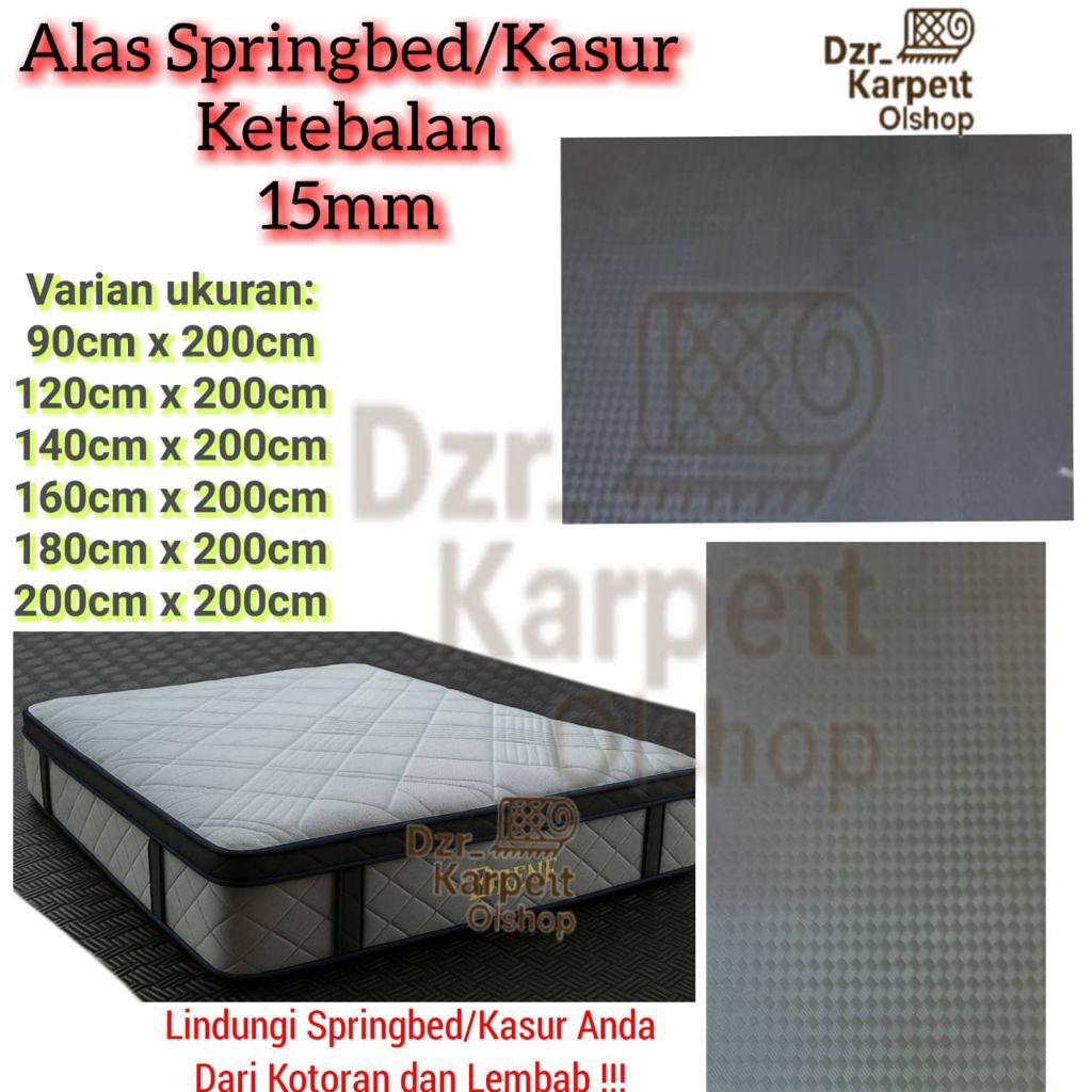 Alas lantai Springbed/Kasur dengan Ketebalan 1,5 cm