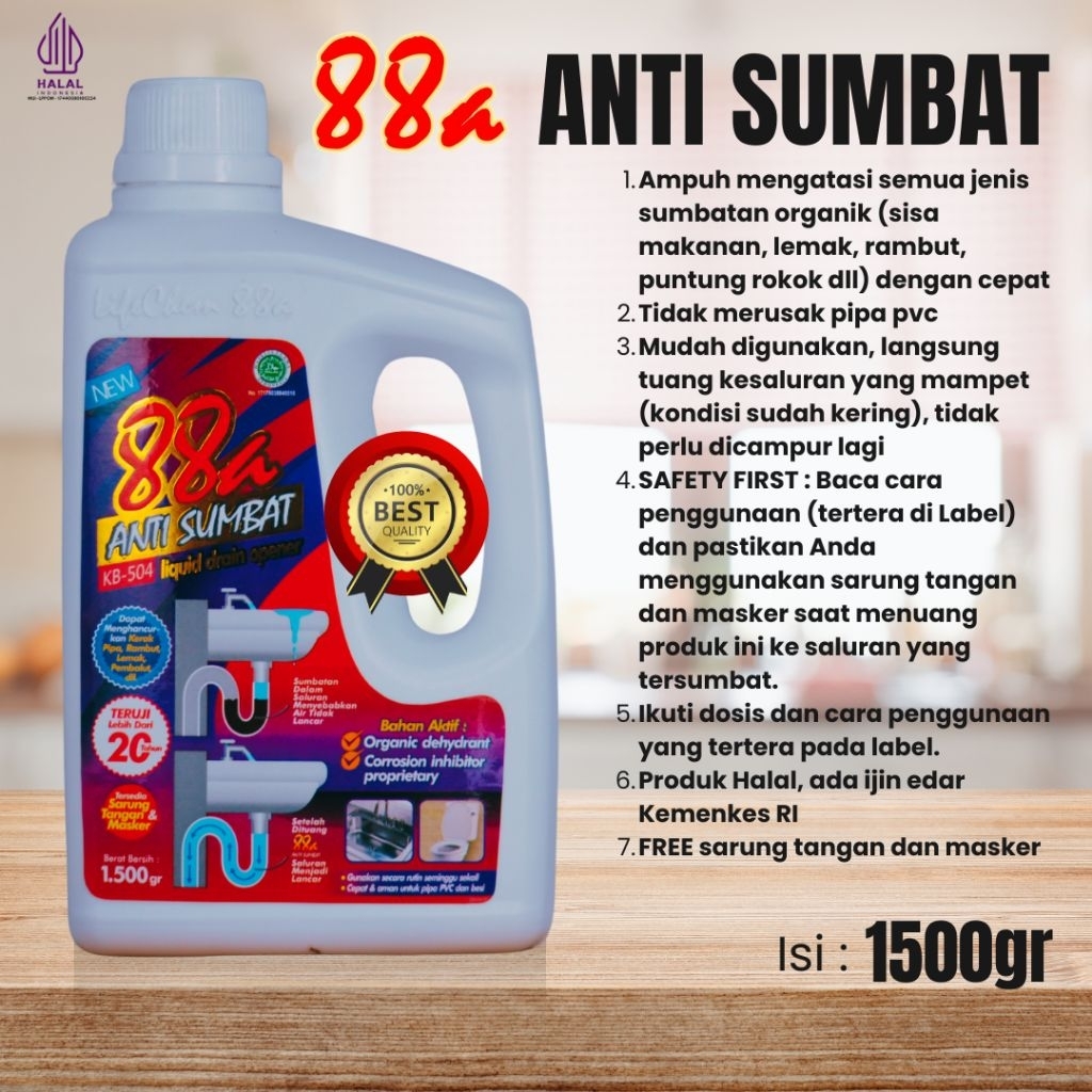 88a Anti Sumbat 1,5kg.