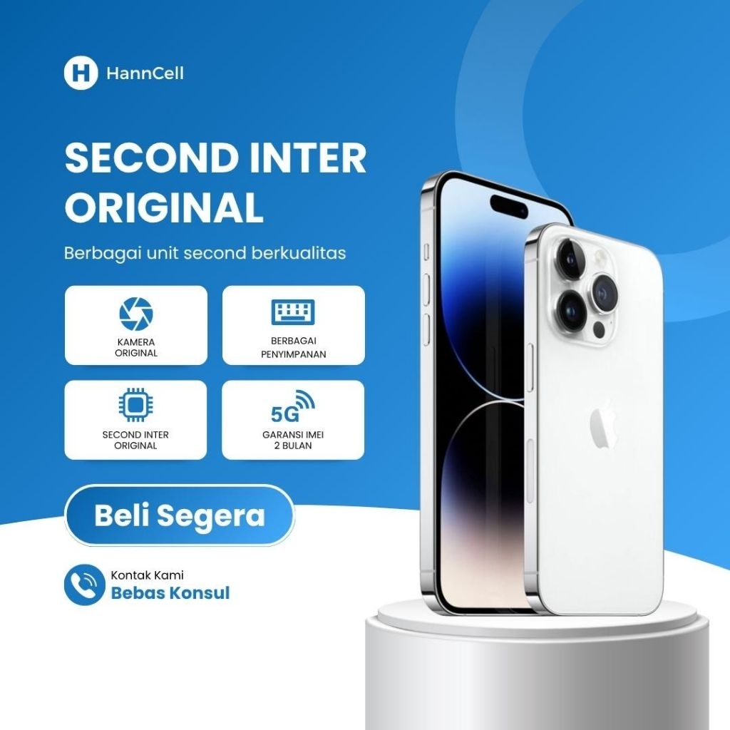 IP 14 PRO SECOND INTER 128GB/256GB/512GB