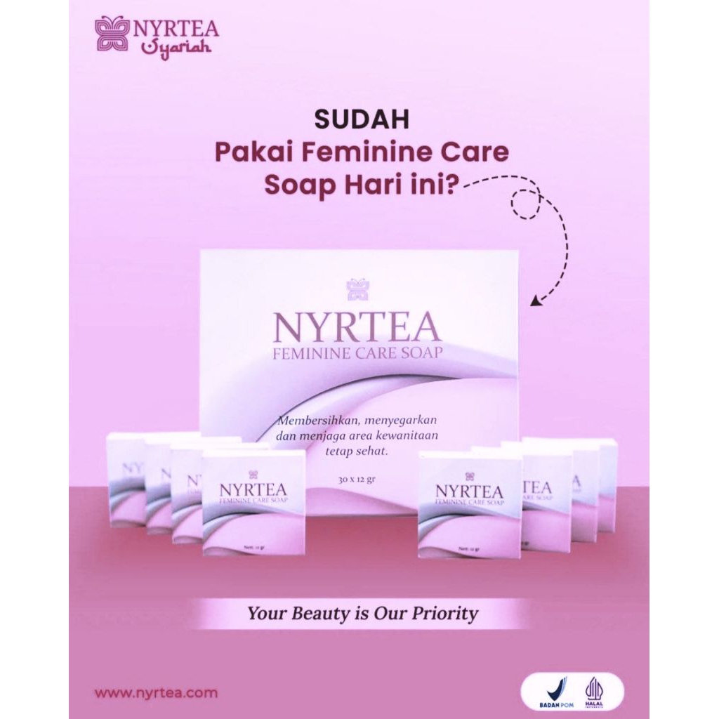 SABUN KEWANITAAN FEMININE CARE SOAP By NYRTEA ORIGINAL