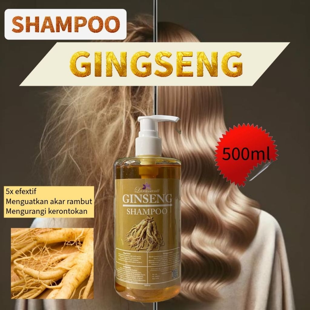 Top 1 Shampoo Power Ginseng Korea 500ml Mengurangi Kerontokan Rambut Menguatkan Akar Rambut Perawata