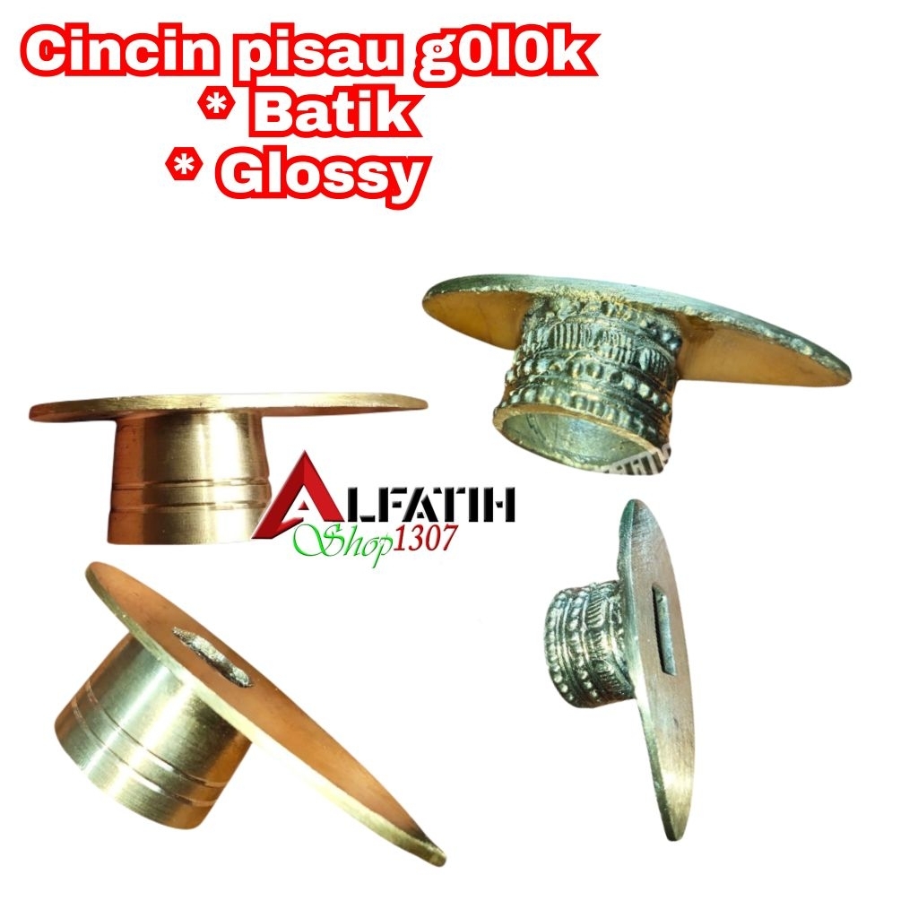 cincin pisau full kuningan slut gagang khas Minang Sumatra barat