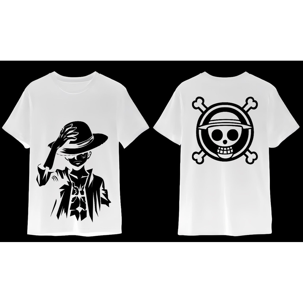 Kaos One Piece Putih