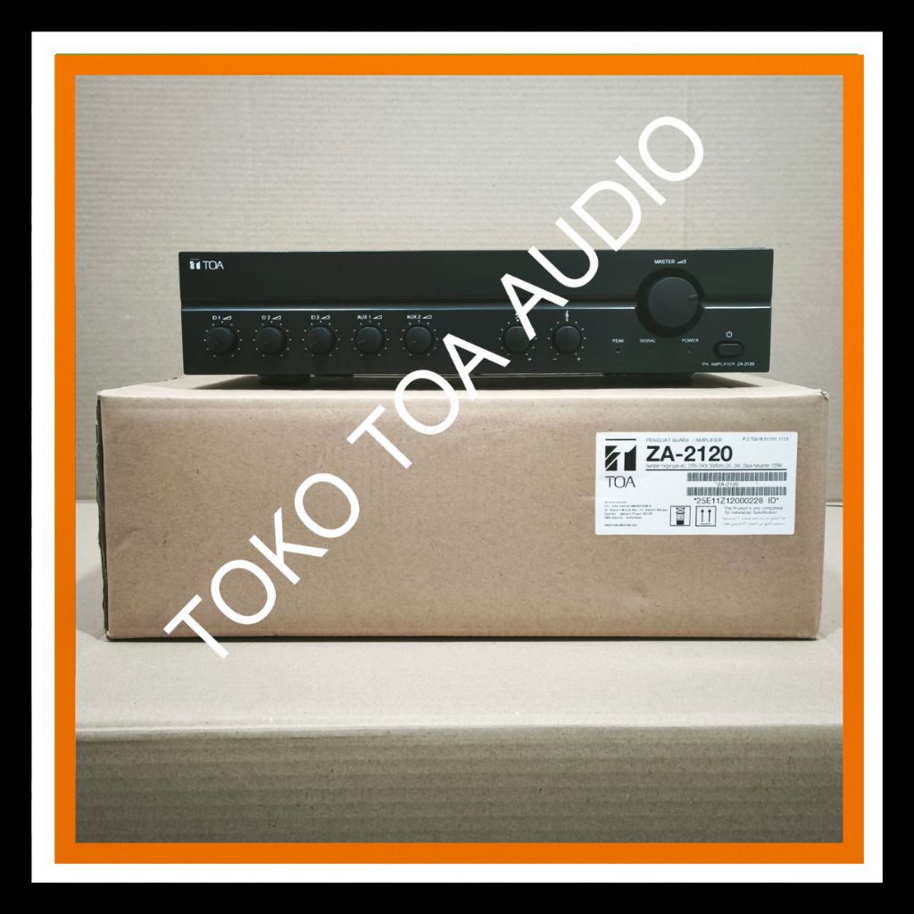 ZA-2120 POWER MIXER AMPLIFIER TOA ZA-2120 120 WATT AMPLI MASJID MUSHOLA ZA 2120