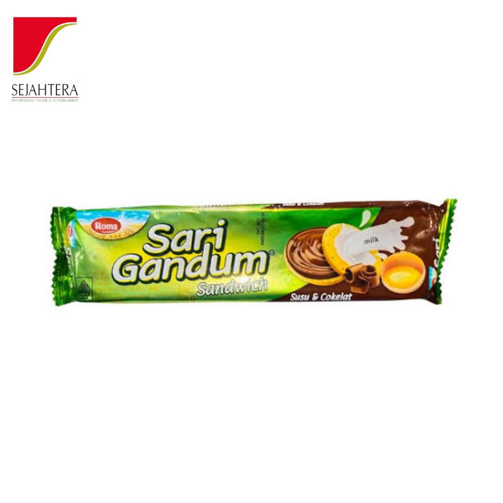

ROMA Sari Gandum Cokelat 115gr