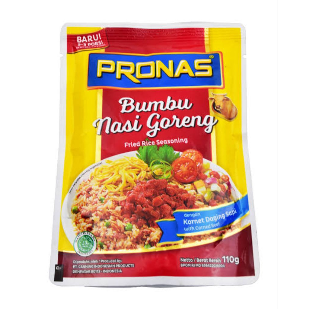

Pronas Bumbu Nasi Goreng Kornet 110 gram