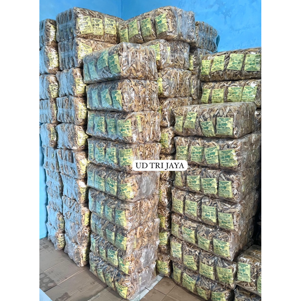 

[Krecek Stik 1 BAL Besar / 10 KG] UD TRI JAYA Krecek Rambak Kulit Sapi 100% ASLI | Rambak Sapi Mentah | Kerupuk Kulit Sapi Tinggal Goreng | Asli Khas Mojokerto | Oleh Oleh Mojokerto