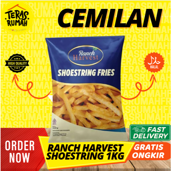 

RANCH HARVEST KENTANG GORENG SHOESTRING 1KG