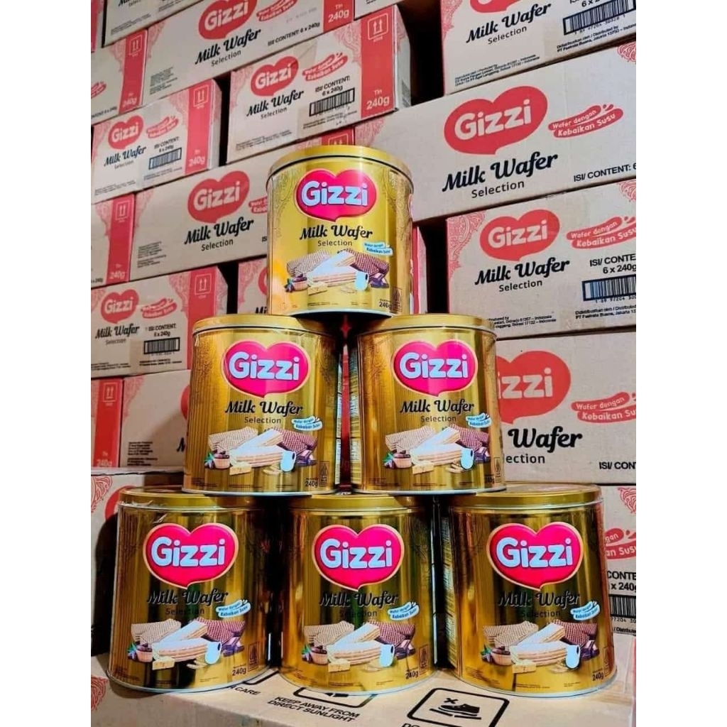 

GIZZI WAFER KALENG PROMO 240GR
