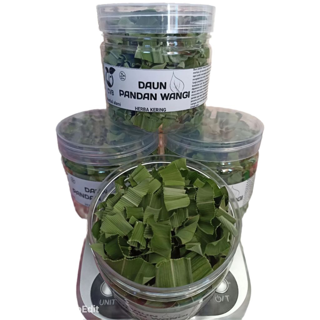 

Daun Pandan Wangi Kering Segar Teh Pandan Wangi Kemasan Jar