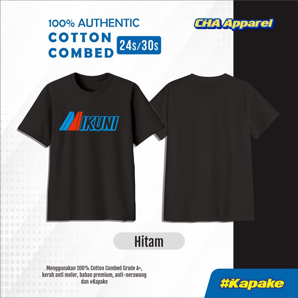 BAJU KAOS RACING MIKUNI CARBURATORE MOTOR KAOS BALAP - CHA Apparel