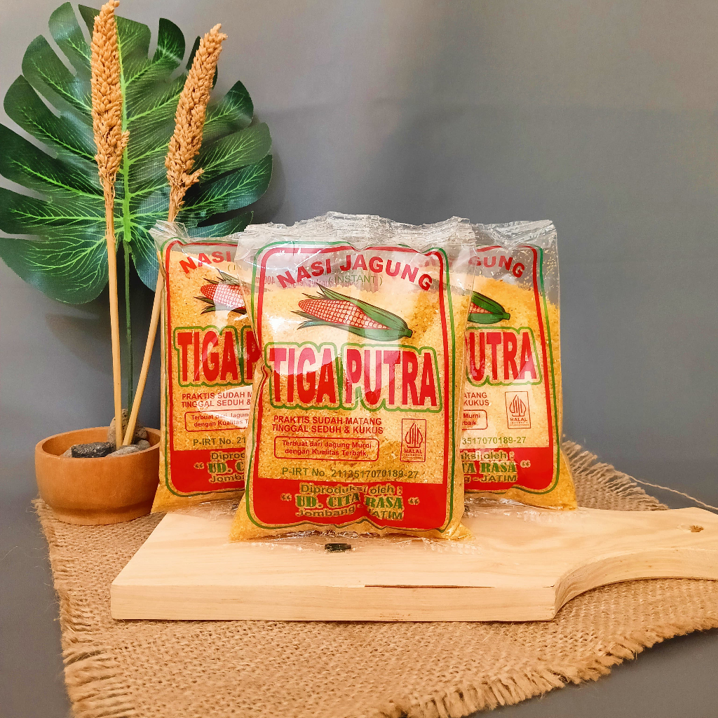 

Nasi Jagung Instan Tinggal Seduh Ampok Howo untuk Diabetes Diet Sehat Kemasan 150Gram