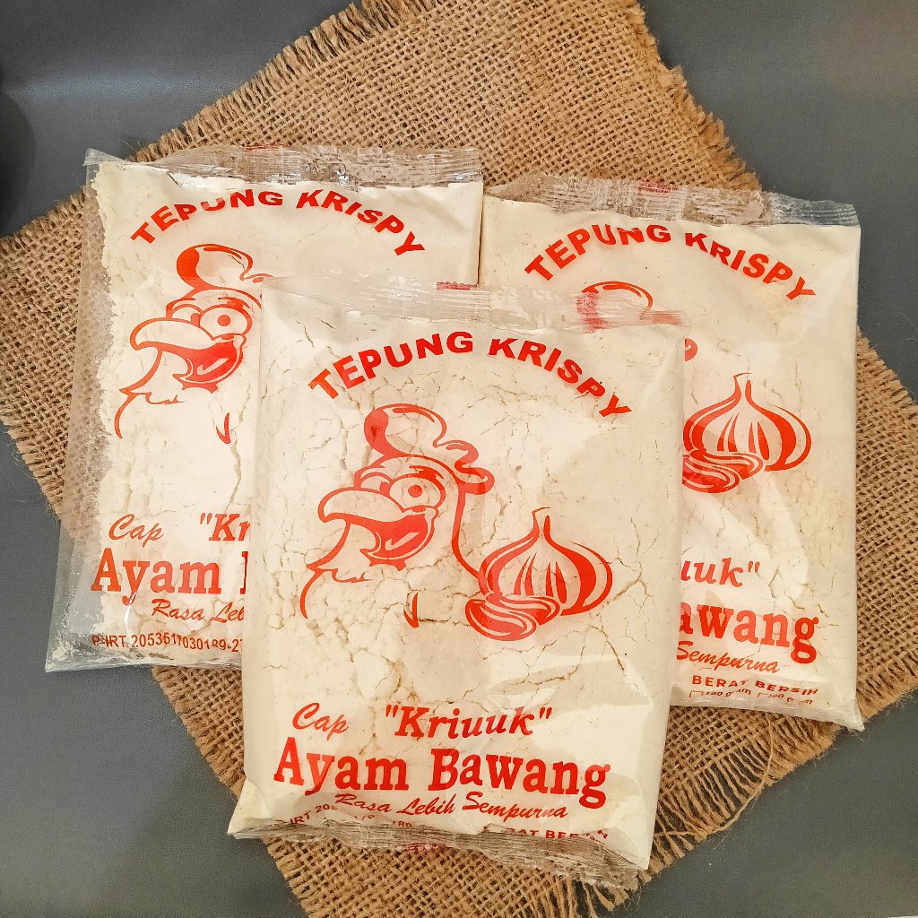 

Tepung Bumbu Crispy Serbaguna Kemasan 135 Gram PROMO Beli 10 Bungkus Bonus 1 Bungkus