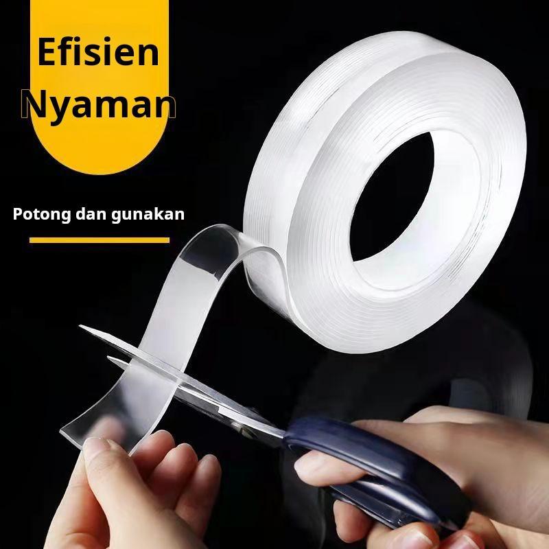 

2Pcs Nano Double Tape Bening Super Kuat / Doubletip Super Lengket / Dobel Tip Super Kuat / Doubletape Nano Bening Bisa Dicuci