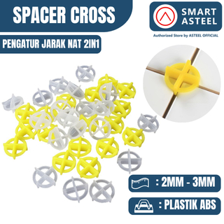 ASTEEL Spacer nat Keramik 2mm-3mm Circle T Cross spacer tile 2-3mm alat perata keramik - tile leveli