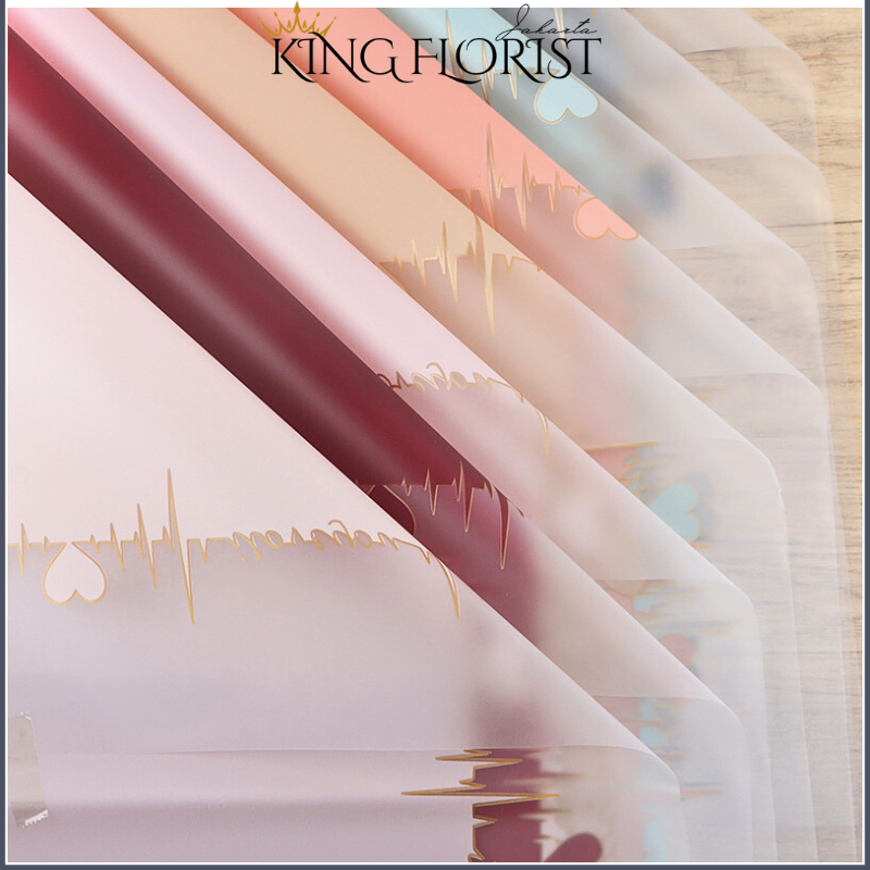 

Kertas Buket Love shape Waterproof Flower Wrapping Paper Floral Bouquet 6052