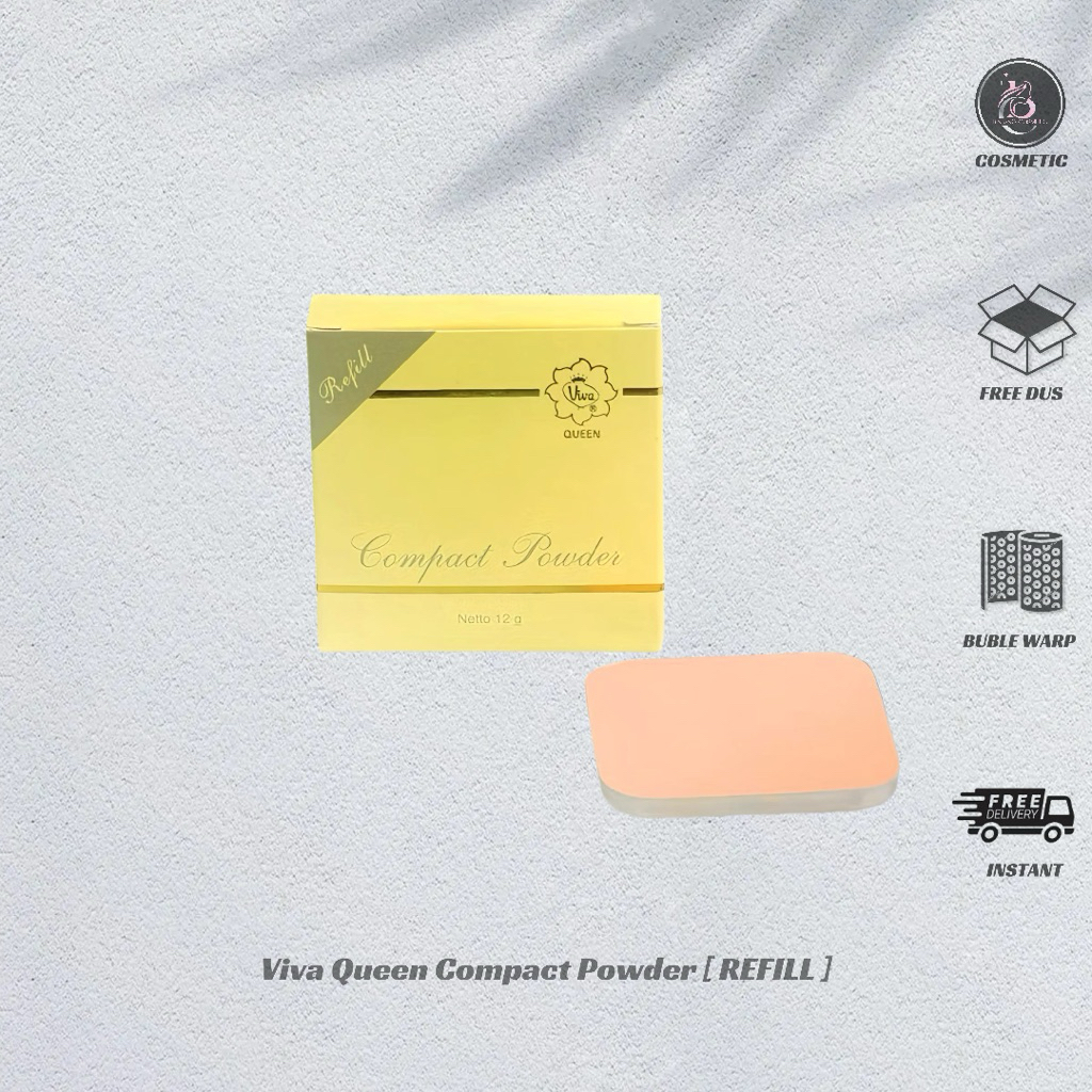 Viva queen compact powder refill , viva queen bedak padat ringan refill