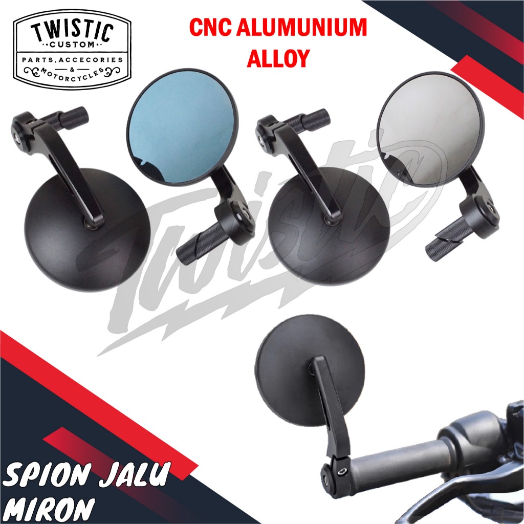Spion Jalu Bar End Miron Motor Triumph XSR Benelli W175 Royal Enfield