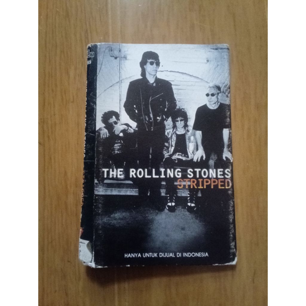 hanya cover kaset the rolling stones - stripped | tanpa kaset