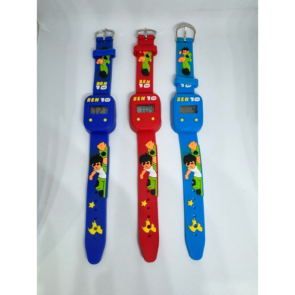 DISKON NEW COD Jam Anak Karakter Cewek Cowok Cars Frozen Barbie Batman Spiderman LOL Ben 10 Little