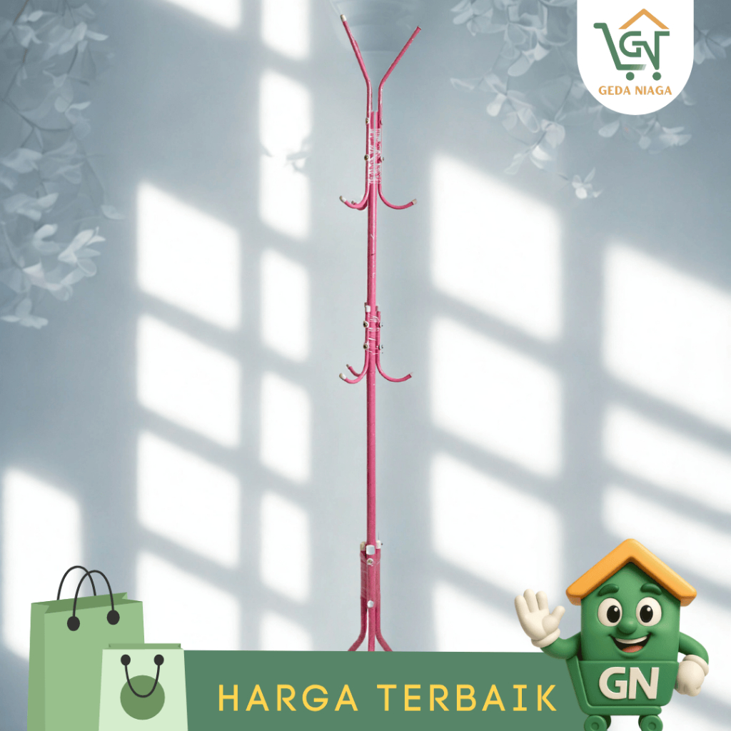 Gantungan Tiang Berdiri / Gantungan Topi Tas / Gantungan Berdiri aesthetic