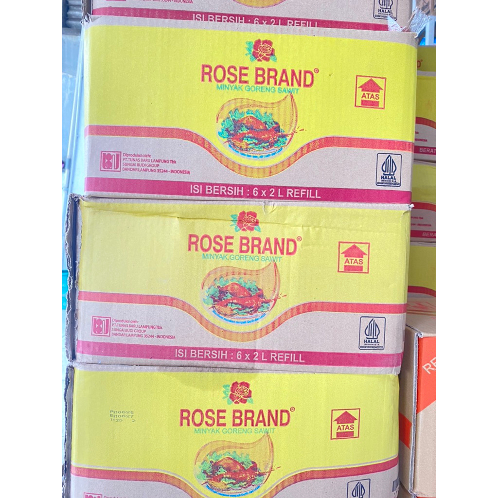 

Minyak Goreng Rose Brand 2L 1 Dus